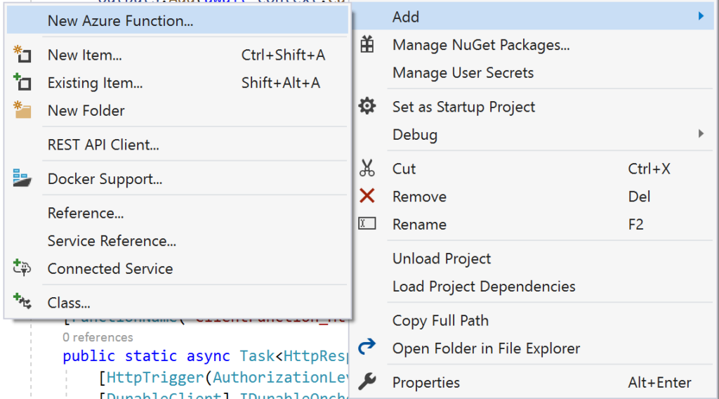 Add a new function