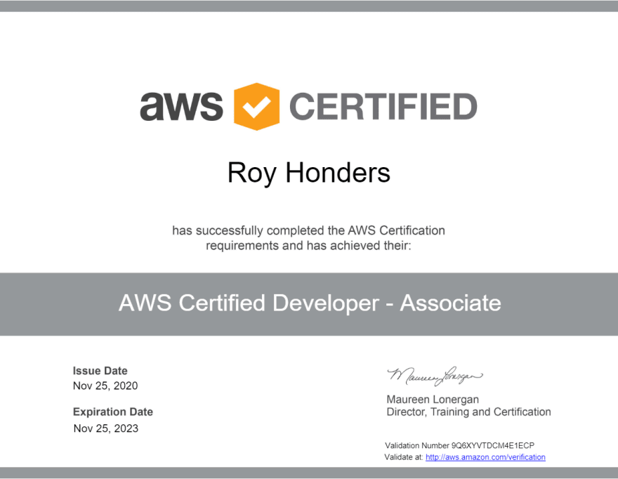 certification