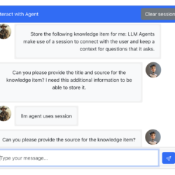 The session capture is for me to interact with an agent.